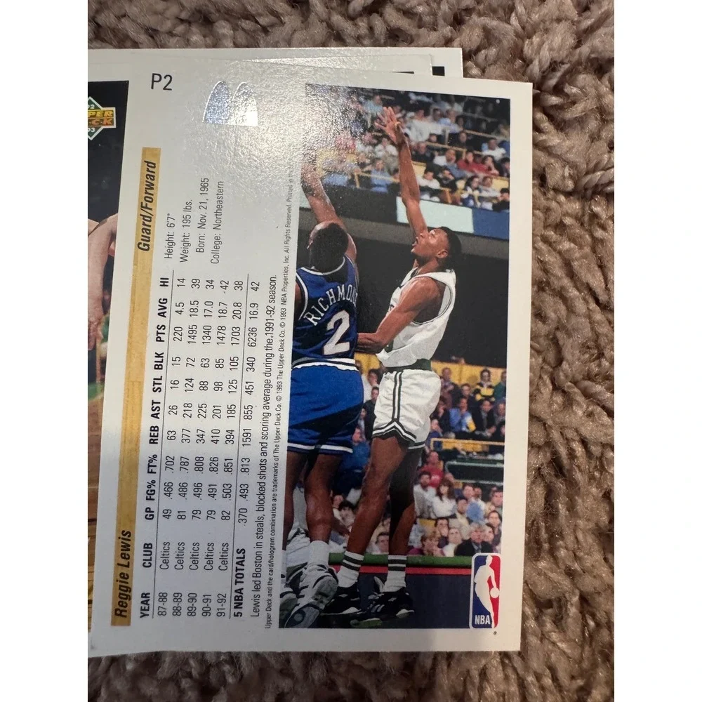 Boston Celtics Basketball Card Lot – 7 Cards